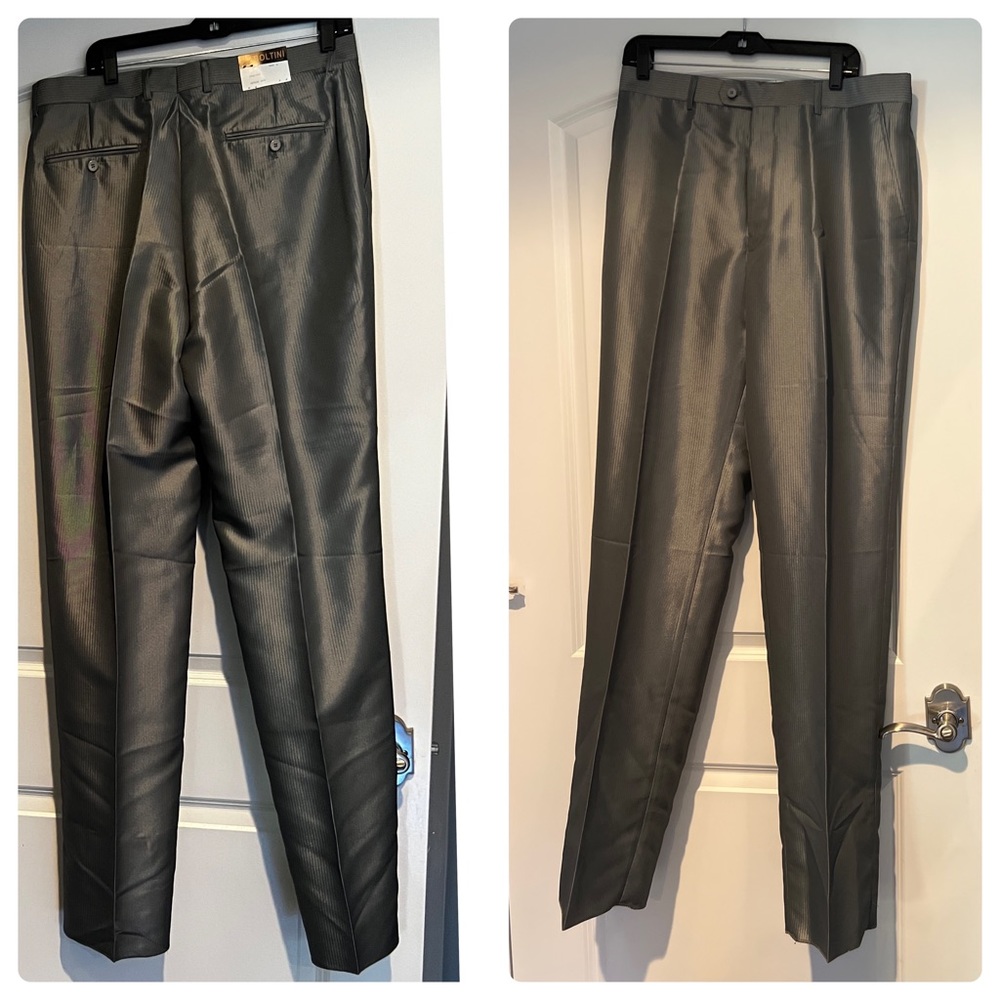 Silver Dress Pants - New! 36x42L